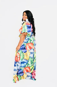 Tropical Floral Skirt Set