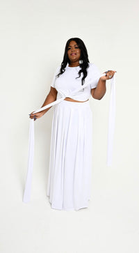 Simplicity Best Skirt Set (White)