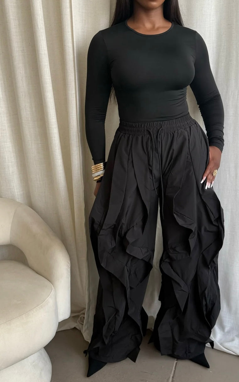 Tiered Ruffle Pants