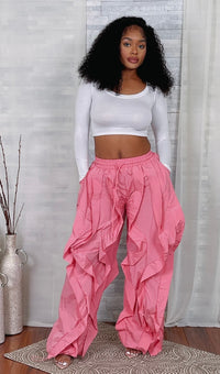 Tiered Ruffle Pants